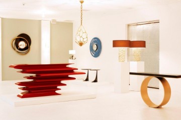 L.A. showroom featuring Herve Van der Straeten